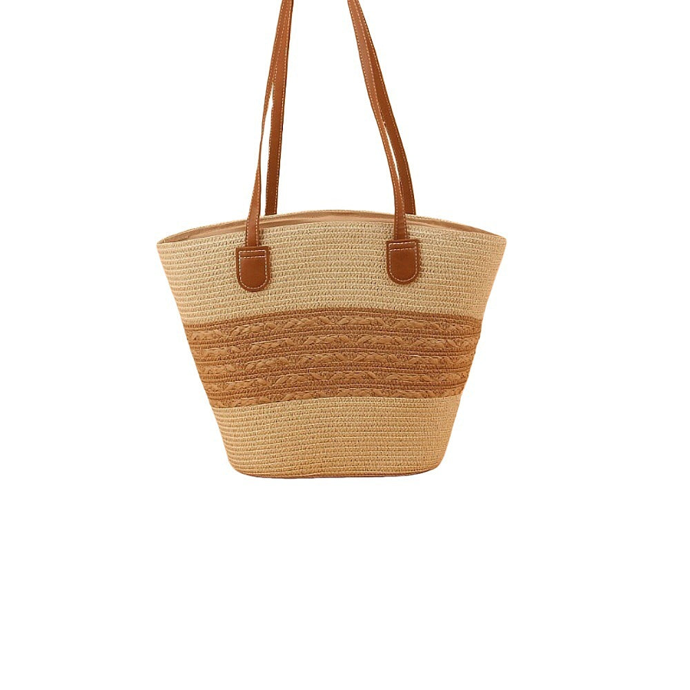 Fan bag with faux leather carrying handles Bowlift