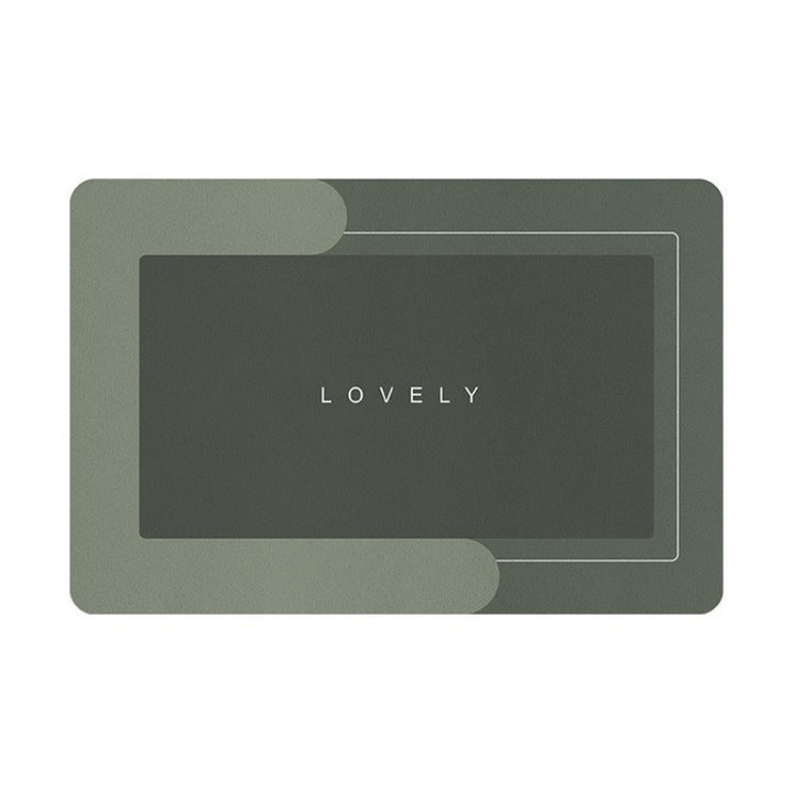 Large Rectangular Anti-Slip Silicone Placemat With Heat-Resistant Surface And Raised Edge Splash Guard