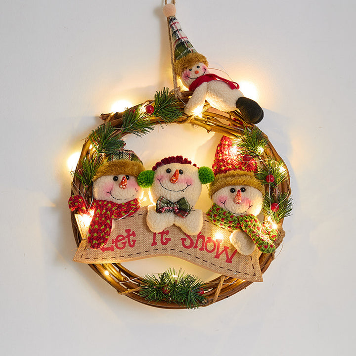 Christmas wreath with lights Bowlift