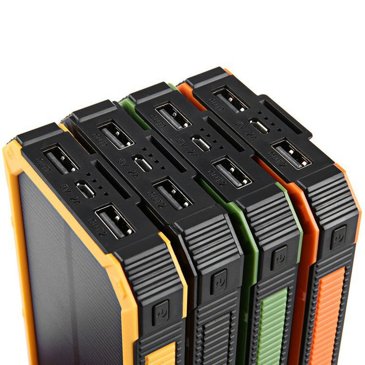 Robust and Portable Solar Power Bank with Integrated LED Lamp Bowlift
