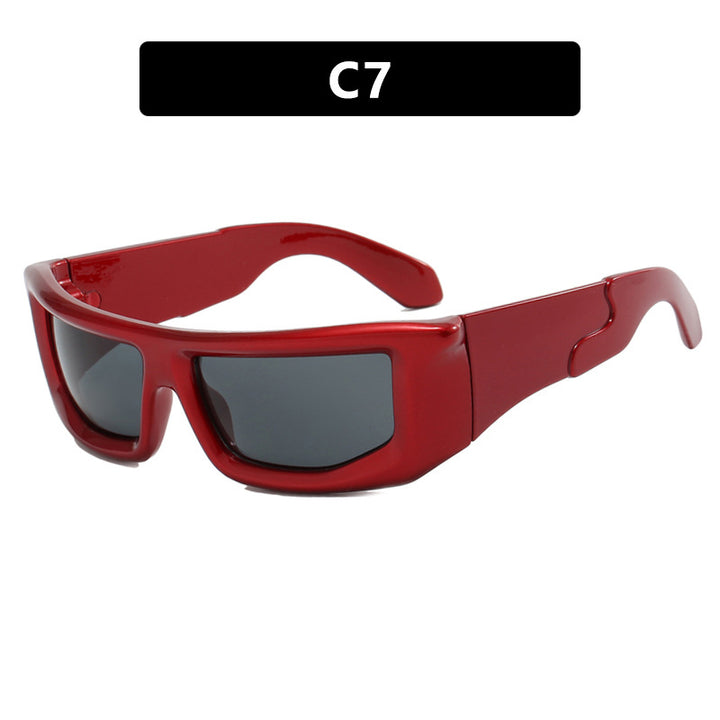 Women's sporty sunglasses with wide frame and polarized lenses Bowlift