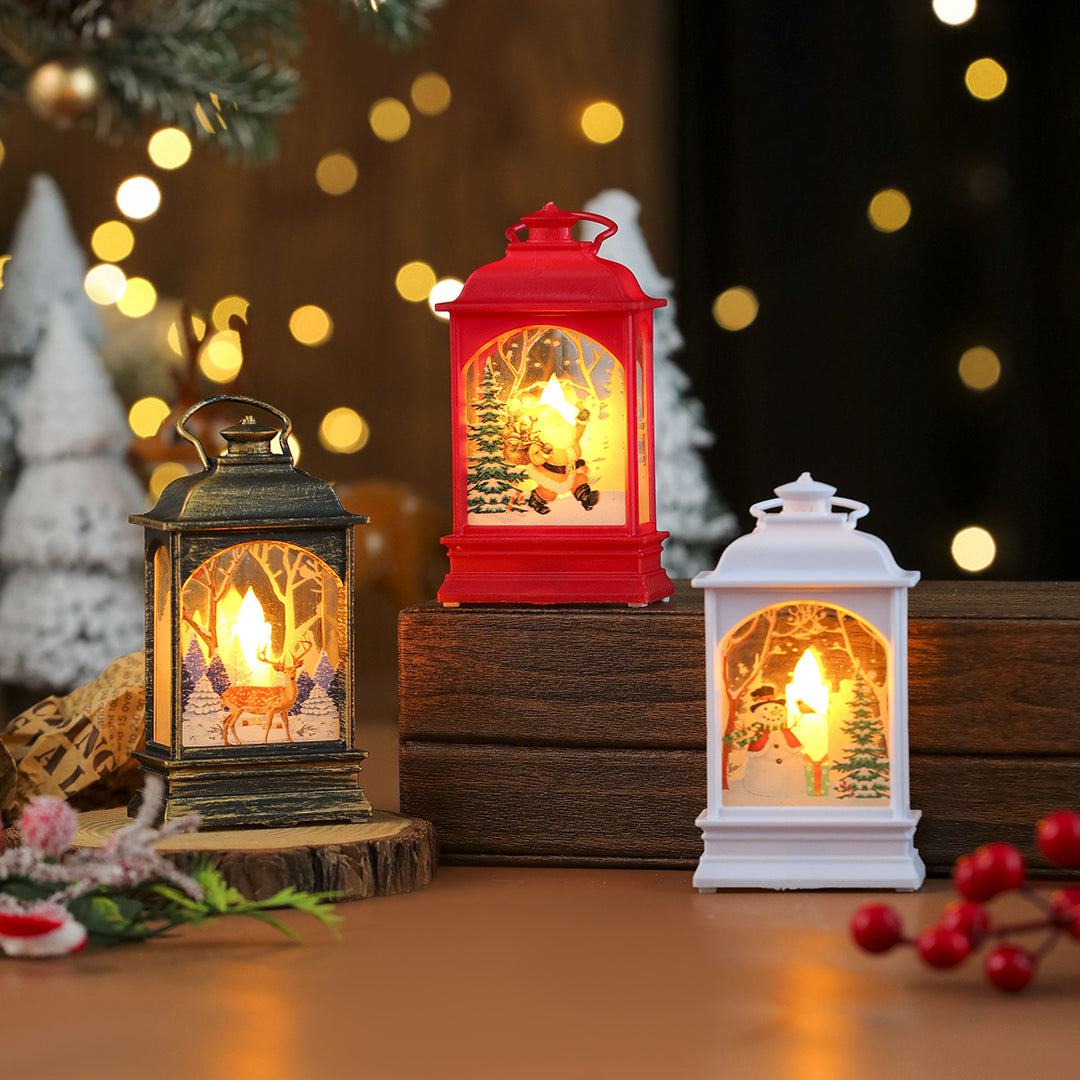 LED Illuminated Christmas Lantern Bowlift