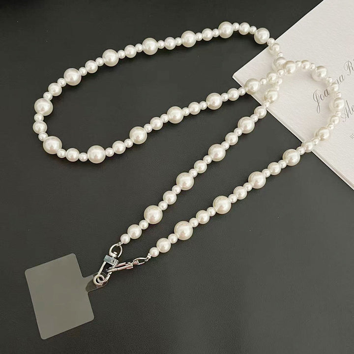 Women’s Elegant Pearl Beaded Eyewear Chain Bowlift