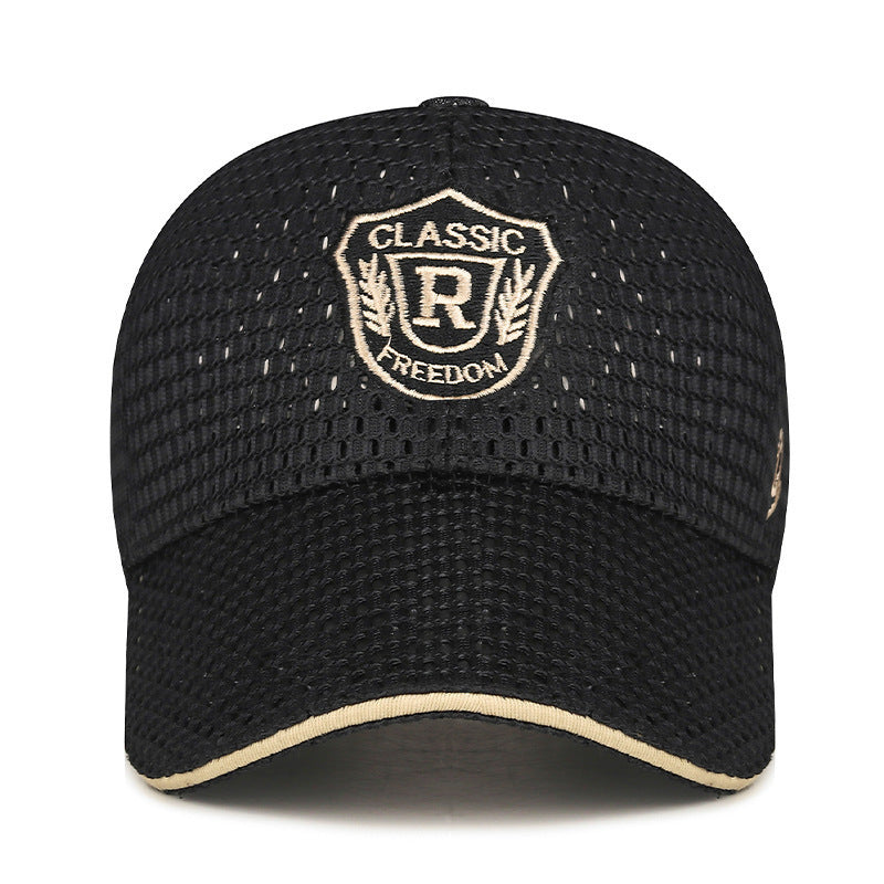 Women's Sporty Mesh Baseball Cap with UV Protection Bowlift