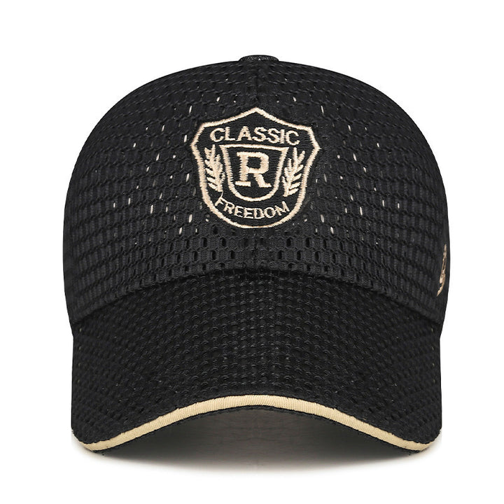 Women's Sporty Mesh Baseball Cap with UV Protection Bowlift