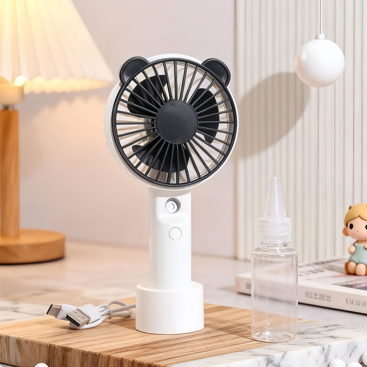Ladies portable fan with spray function Bowlift