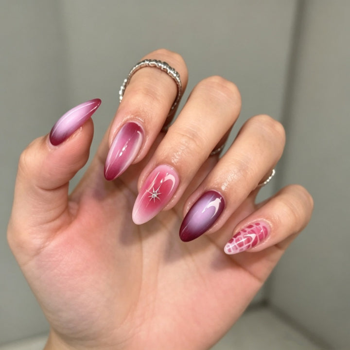 Elegant Stiletto Nail Art Extensions