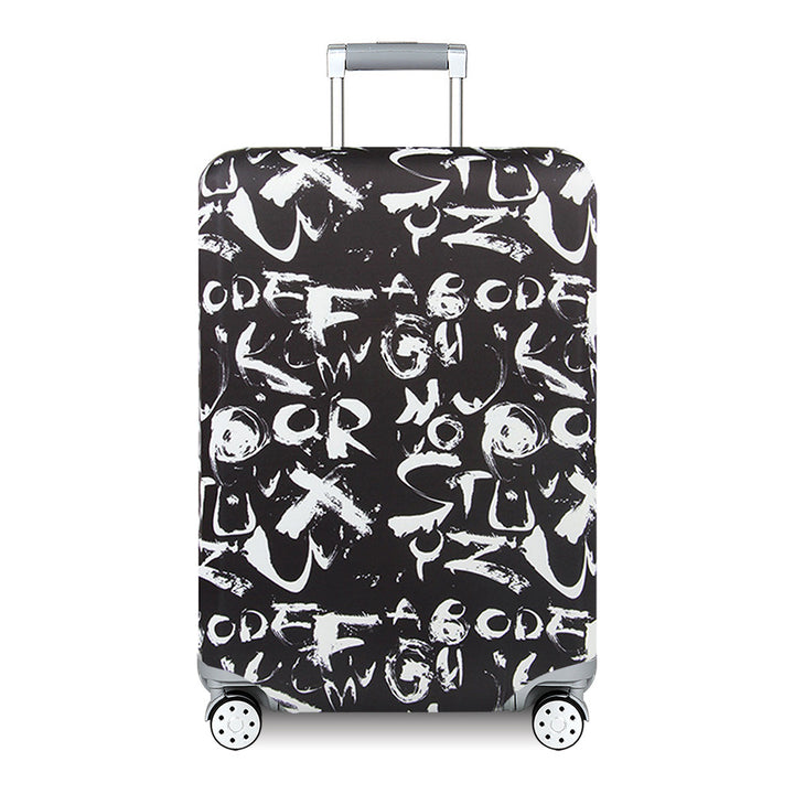 Women's Hard Shell Suitcase with Exotic Plant Pattern Bowlift