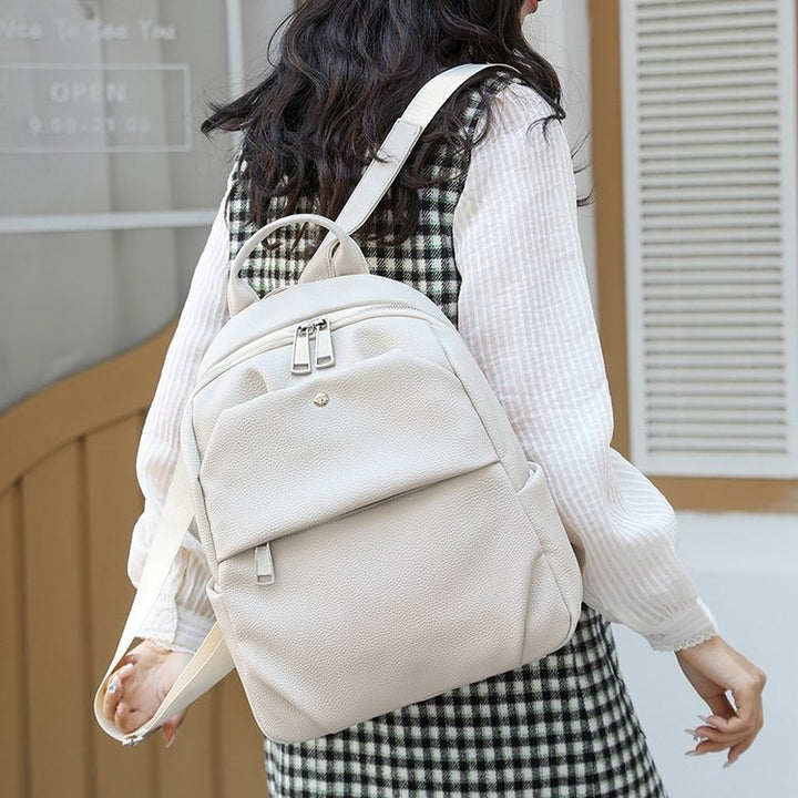 Premium Leather Laptop Backpack Bowlift