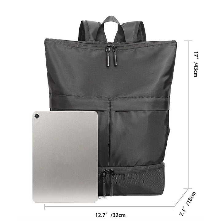 Versatile High-Capacity Laptop Backpack Bowlift