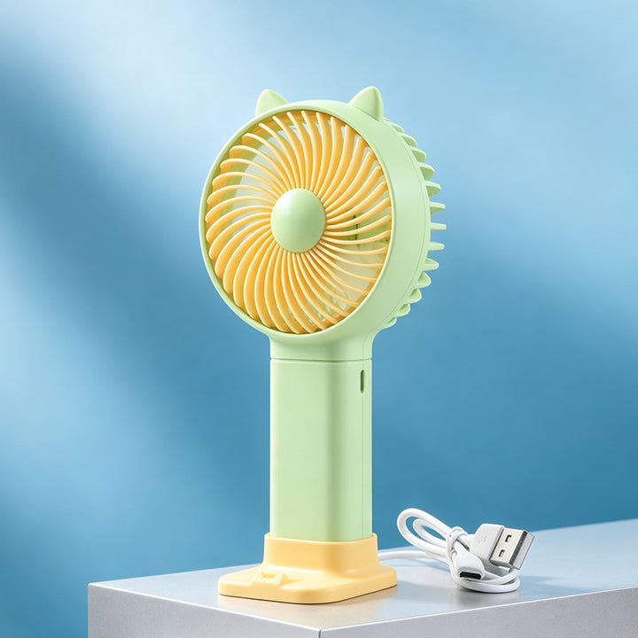 Portable hand fan with cute bear design Bowlift