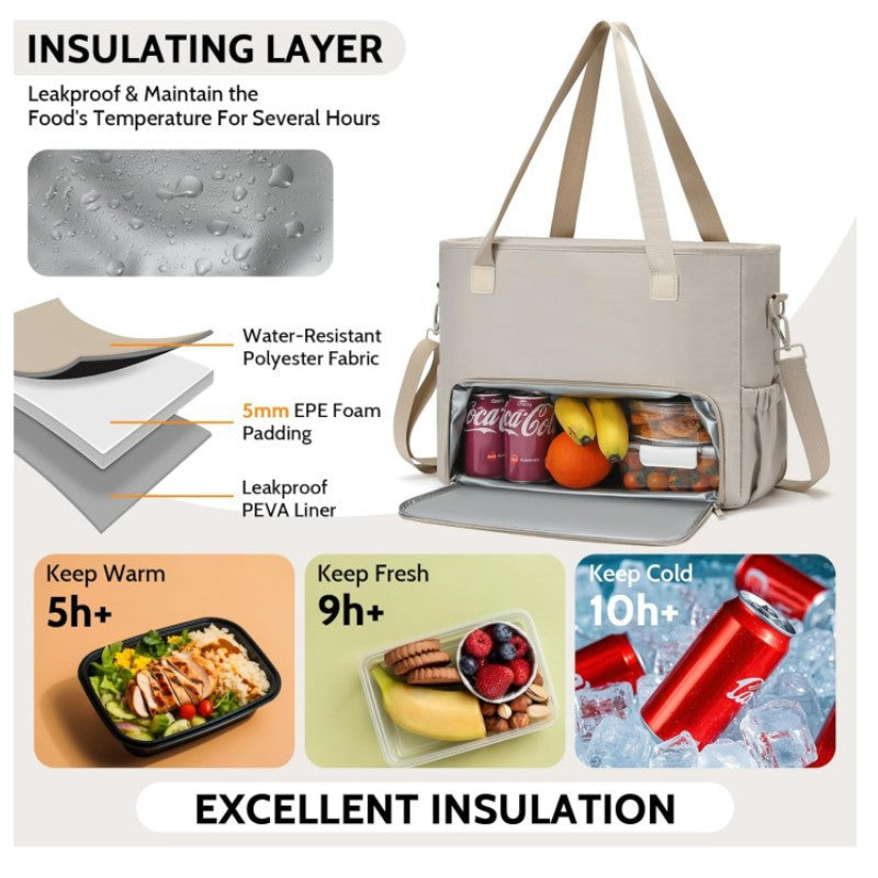 Insulated Food Delivery Tote Bag Bowlift