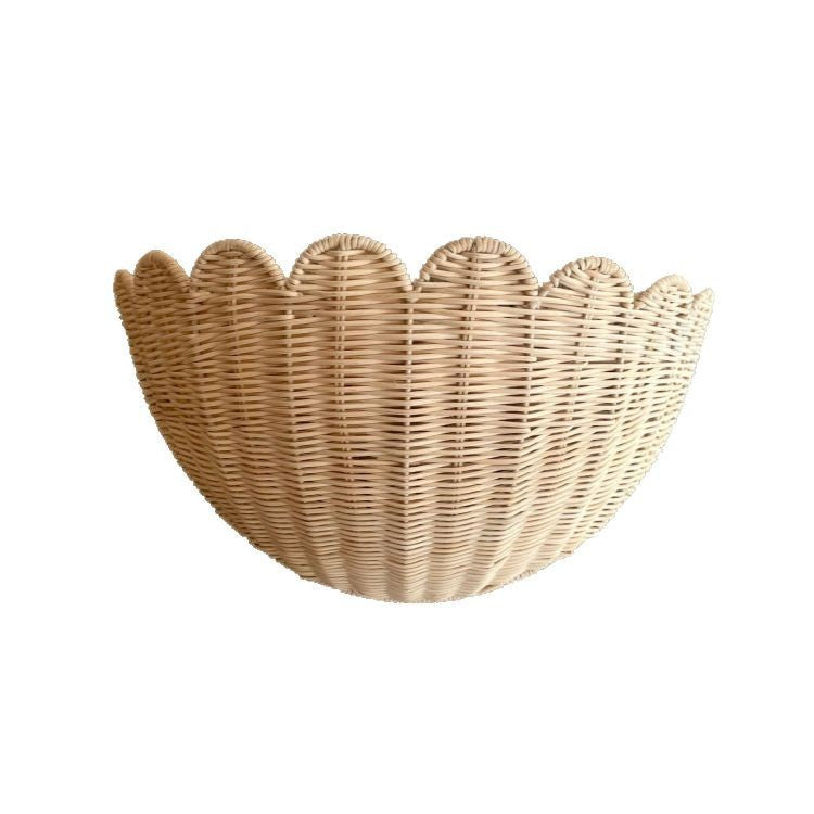 Handcrafted Basket in Shell Design Bowlift