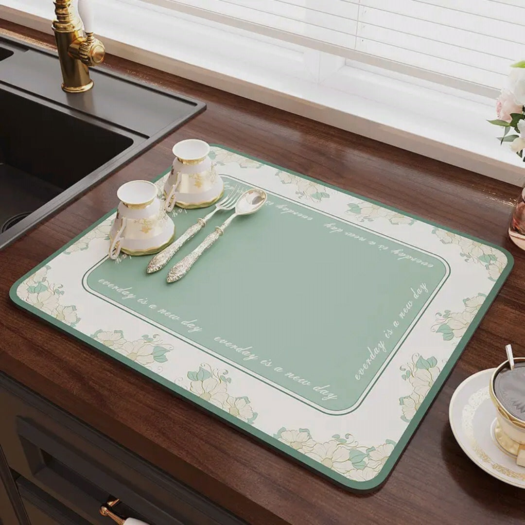 Geometric Patterned Kitchen Mat Bowlift