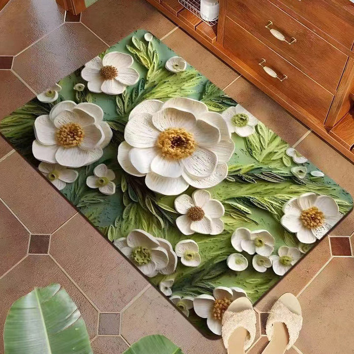 3D Floral Garden Mat Bowlift