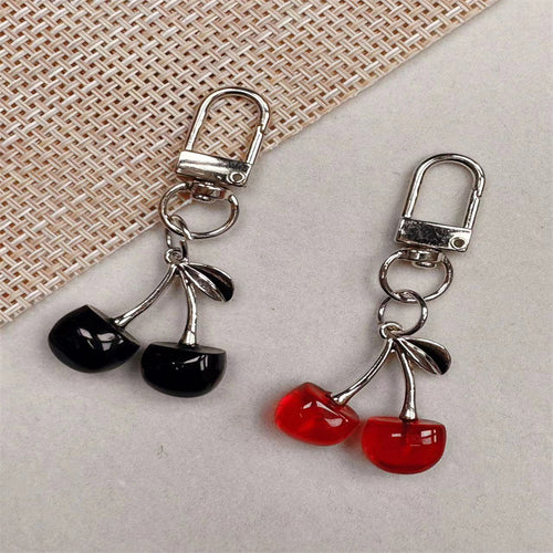 Cherry-Shaped Charm Keychain Bowlift