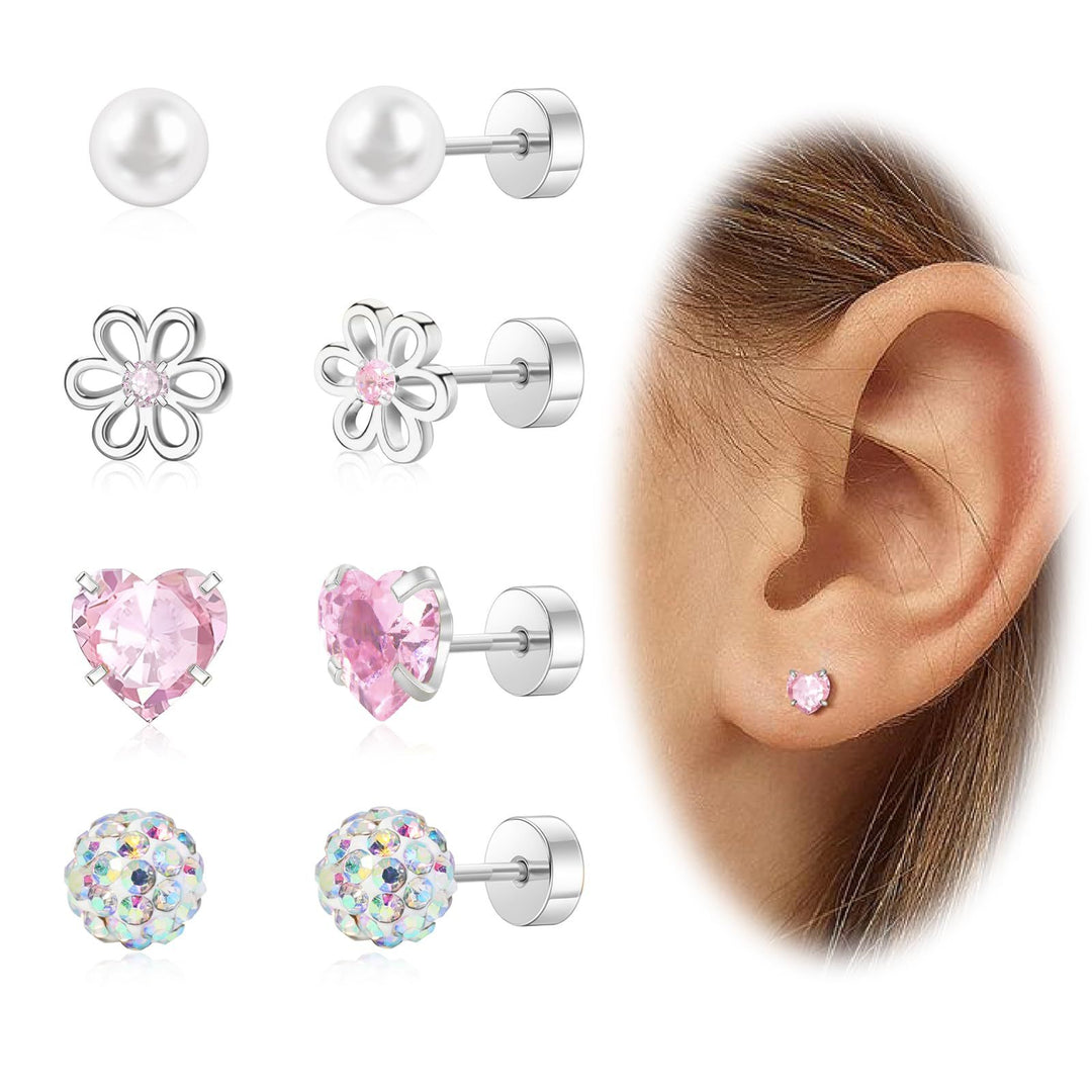 Gemstone Stud Earring Set Bowlift