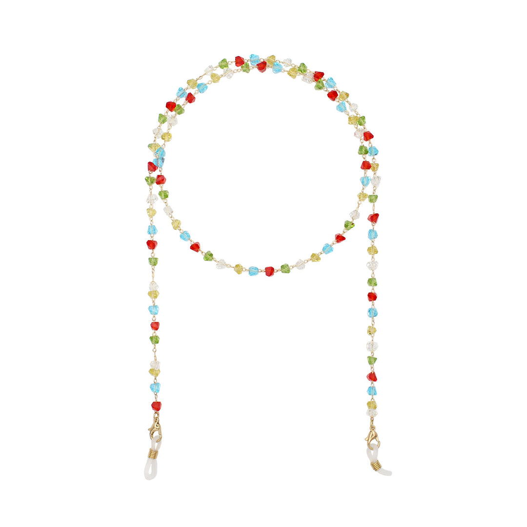 Heart Shaped Beaded Eyewear Chain Bowlift