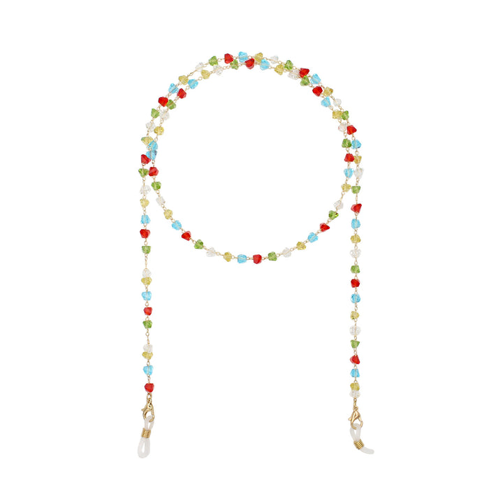 Heart Shaped Beaded Eyewear Chain Bowlift