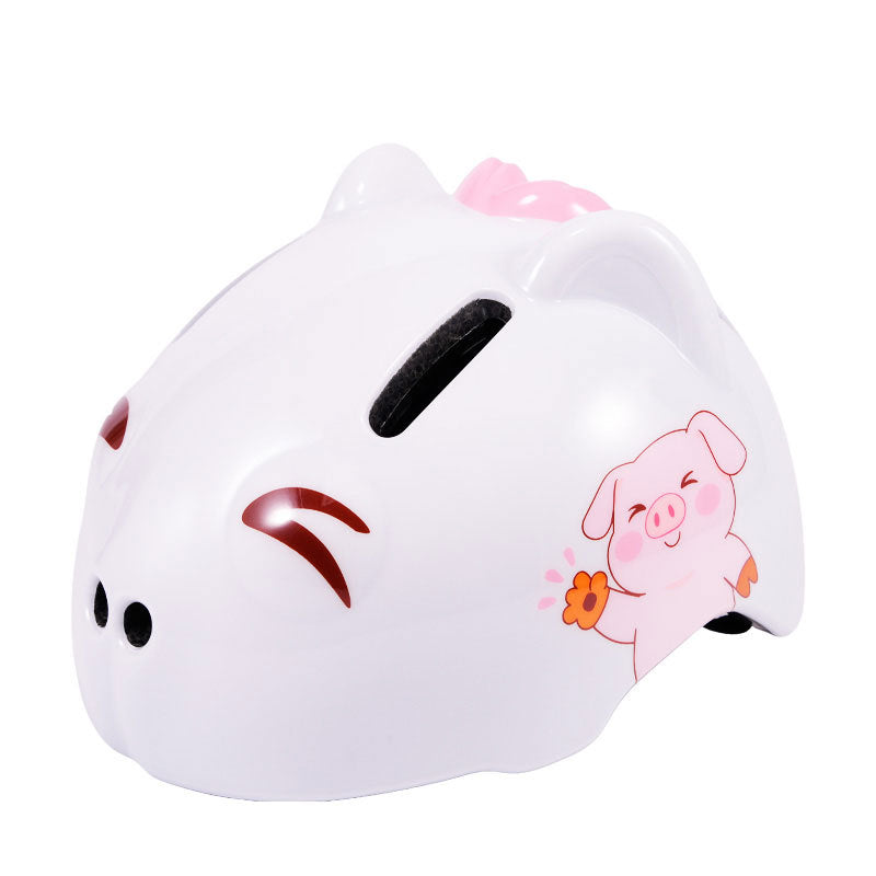 Children's Cartoon-Themed Safety Helmet Bowlift