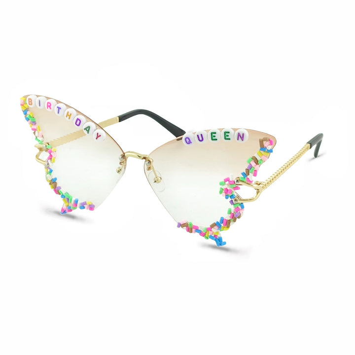 Women's Exclusive Party Sunglasses with Individual Inscription Bowlift