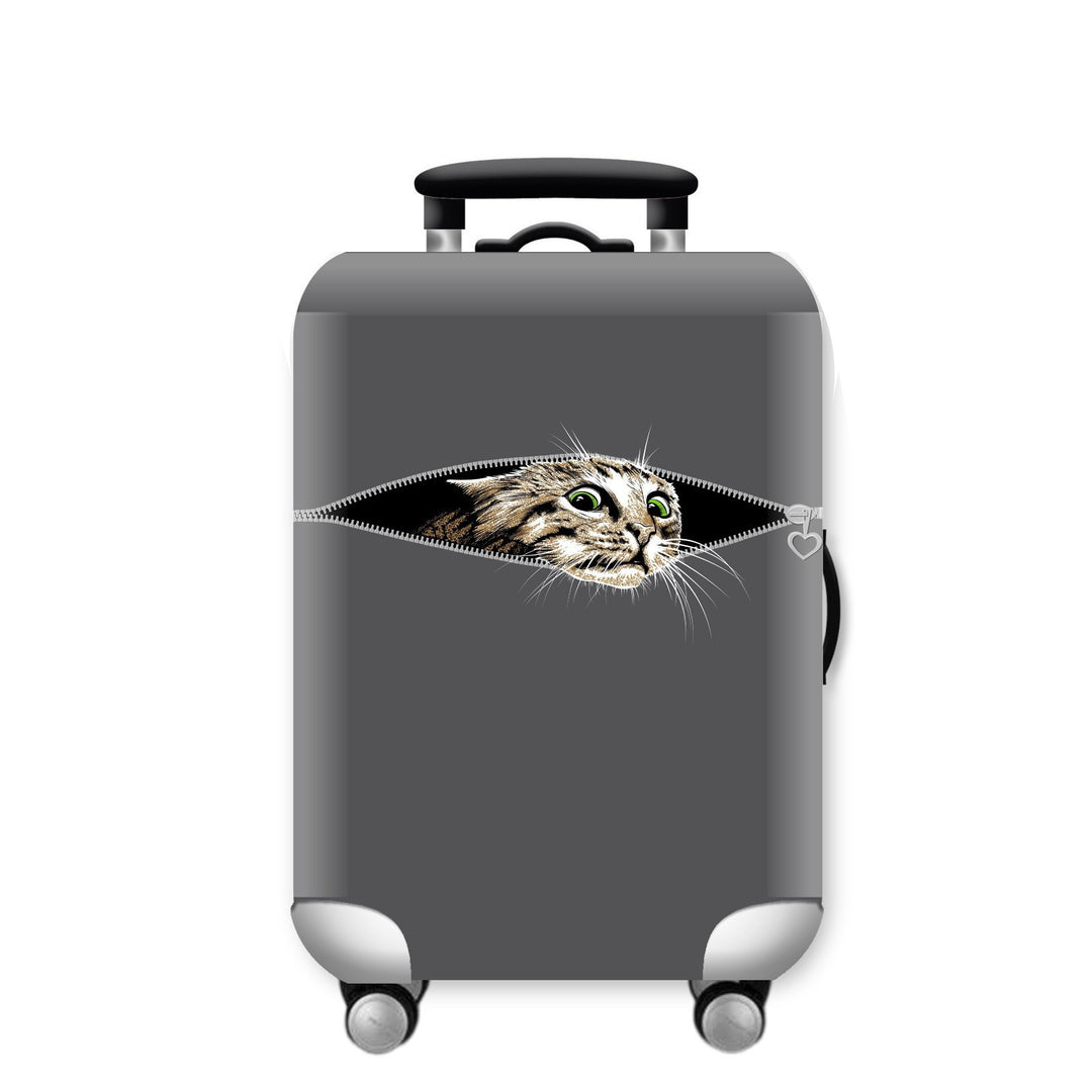Unisex hard-shell suitcase with funny giraffe design Bowlift