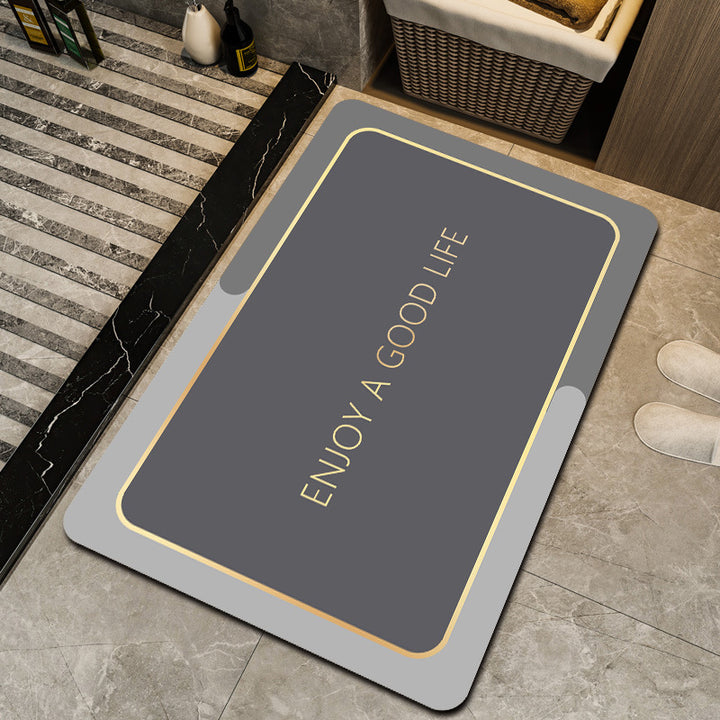 Motivational Bathroom Floor Mat