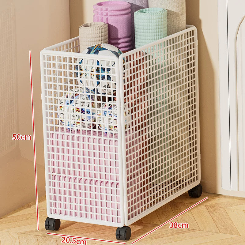 Versatile Rolling Storage Cart with Dividers Bowlift