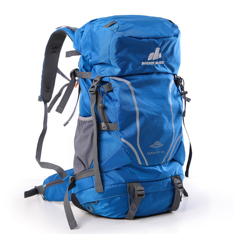 Trekking backpack with expandable volume and waterproof features Bowlift