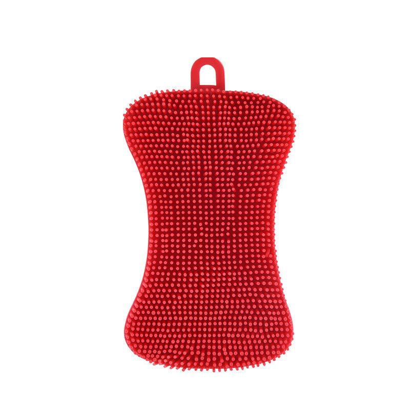 Silicone cleaning sponge with ergonomic design Bowlift