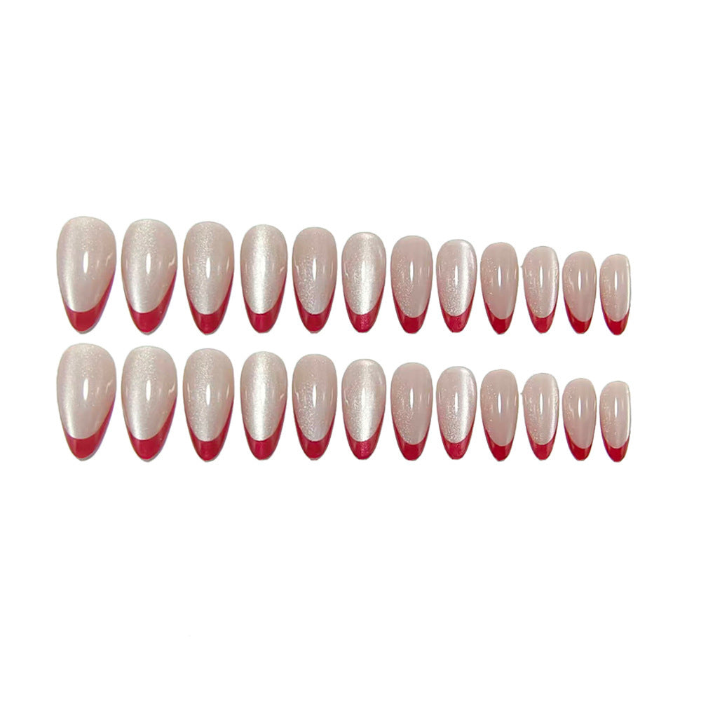 Artificial nails with elegant tip design Bowlift