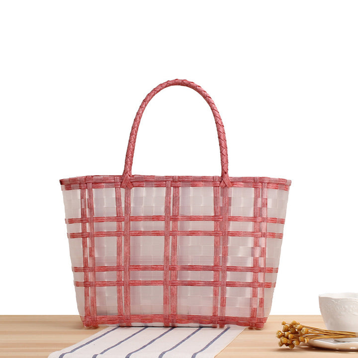 Spacious beach bag with transparent design Bowlift