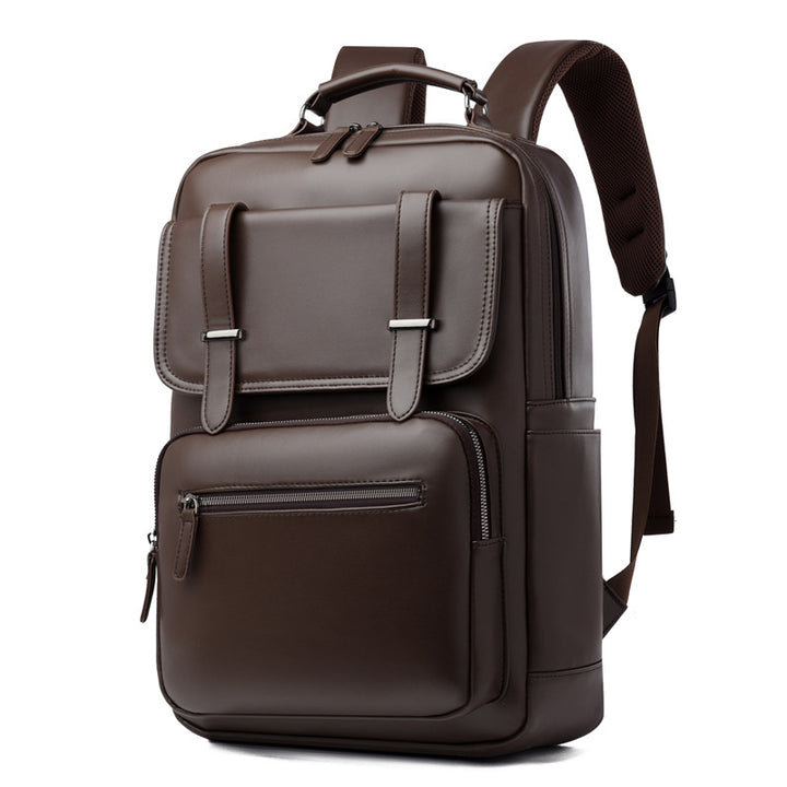 Leather Laptop Backpack Bowlift