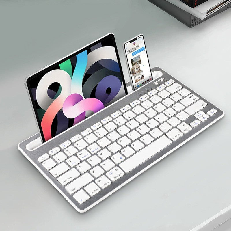 Slim Portable Wireless Keyboard Bowlift