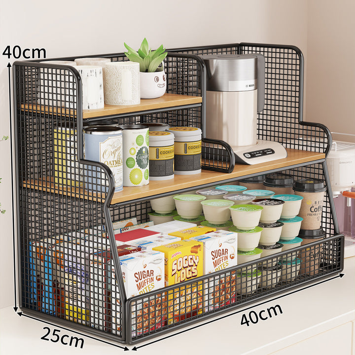 Multi-Tier Kitchen Shelf Organizer Bowlift