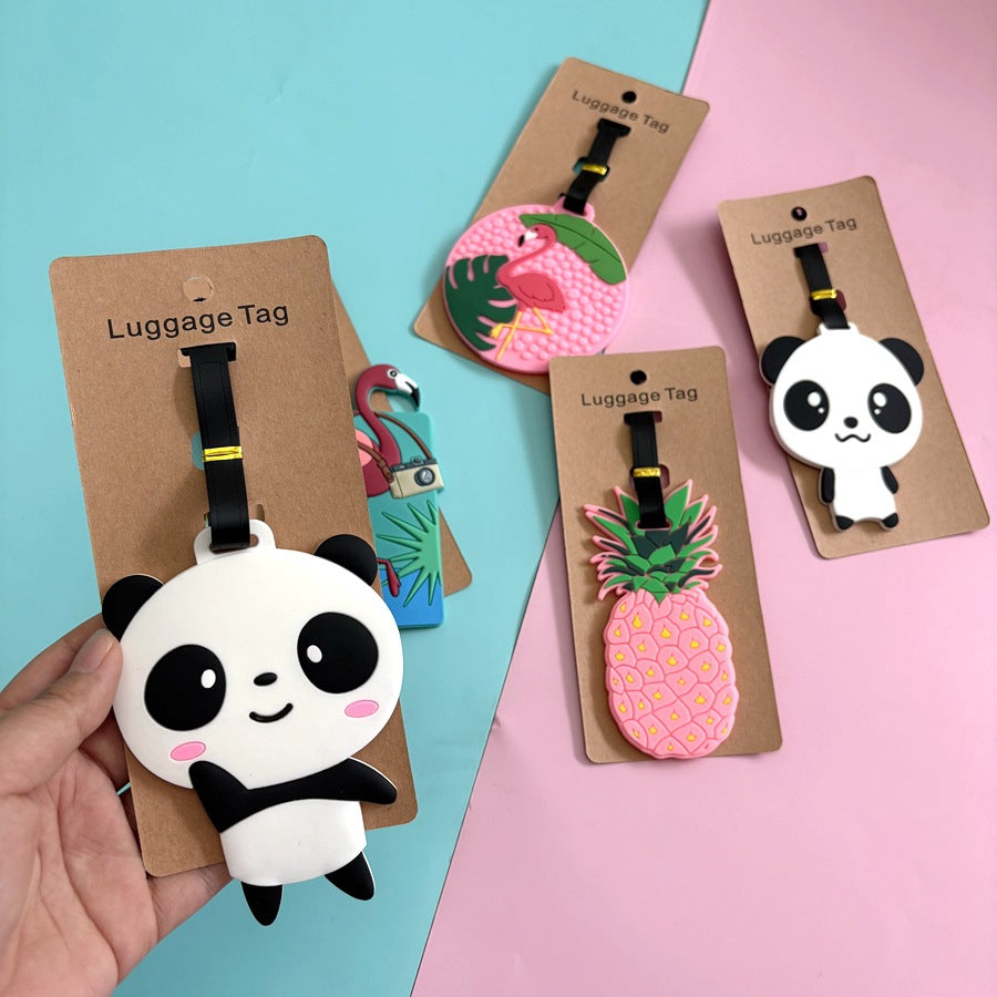 Cute Panda Luggage Tag Bowlift