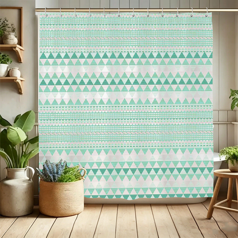 Decorative Shower Curtain Bowlift