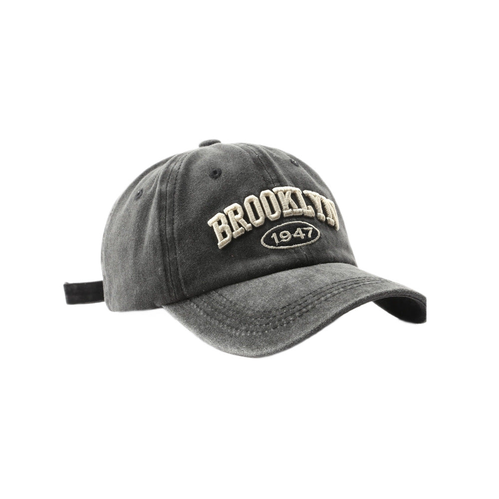 Men's Distressed Cotton Dad Cap Bowlift