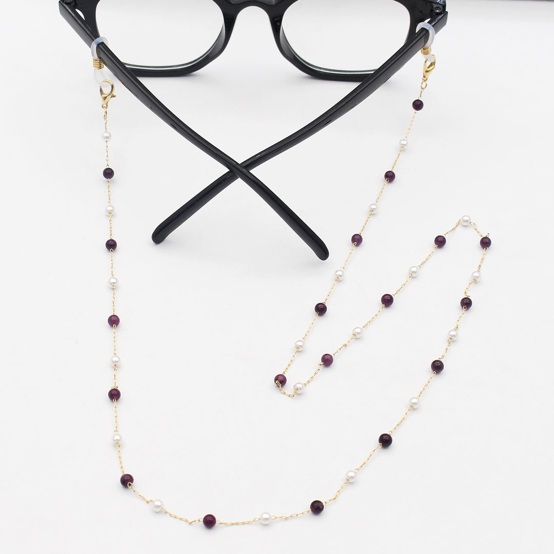 Elegant Multi-Color Eyewear Chain Bowlift