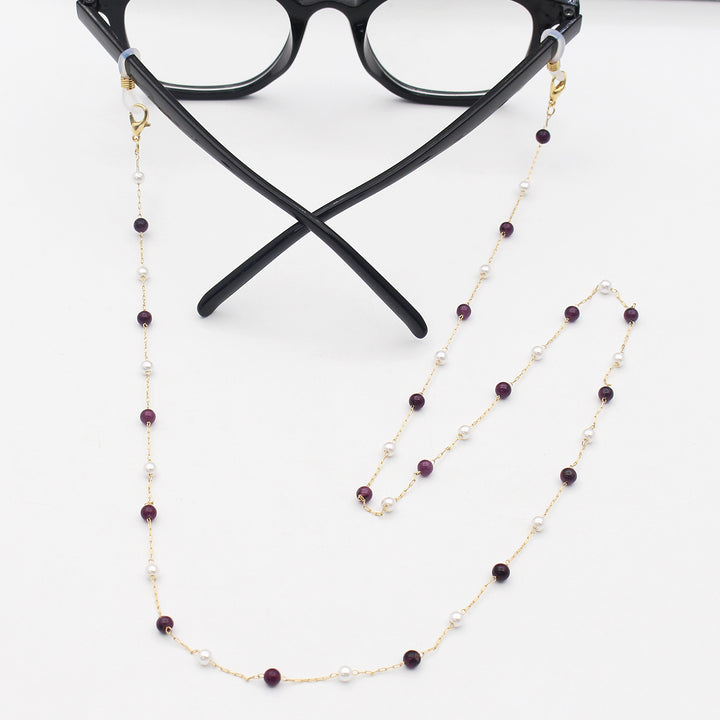 Elegant Multi-Color Eyewear Chain Bowlift