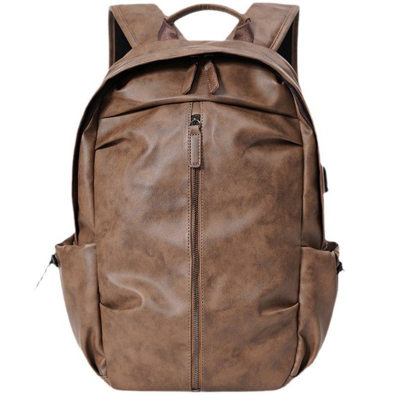 Elegant Backpack Made of Durable Faux Leather with Multifunctional Compartments Bowlift
