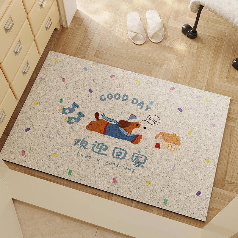Decorative Cat-Themed Doormat