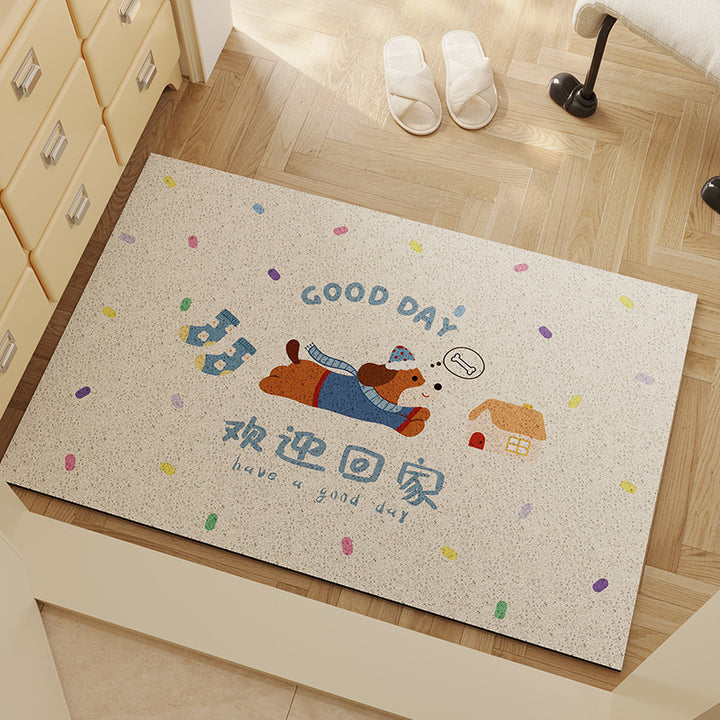 Decorative Cat-Themed Doormat