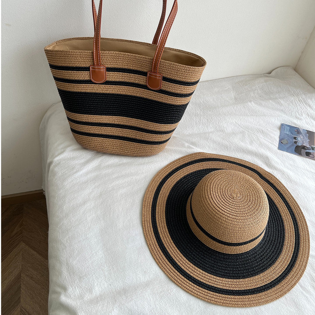 Fashionable Tote Bag Made of Braided Material Bowlift