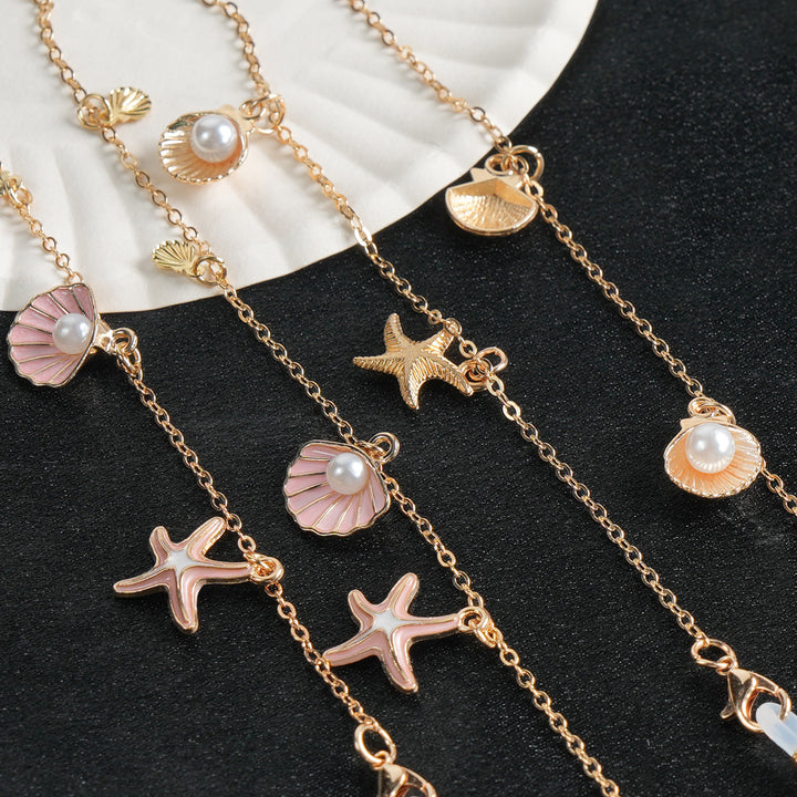 Bohemian Shell & Starfish Pendant Necklace Bowlift