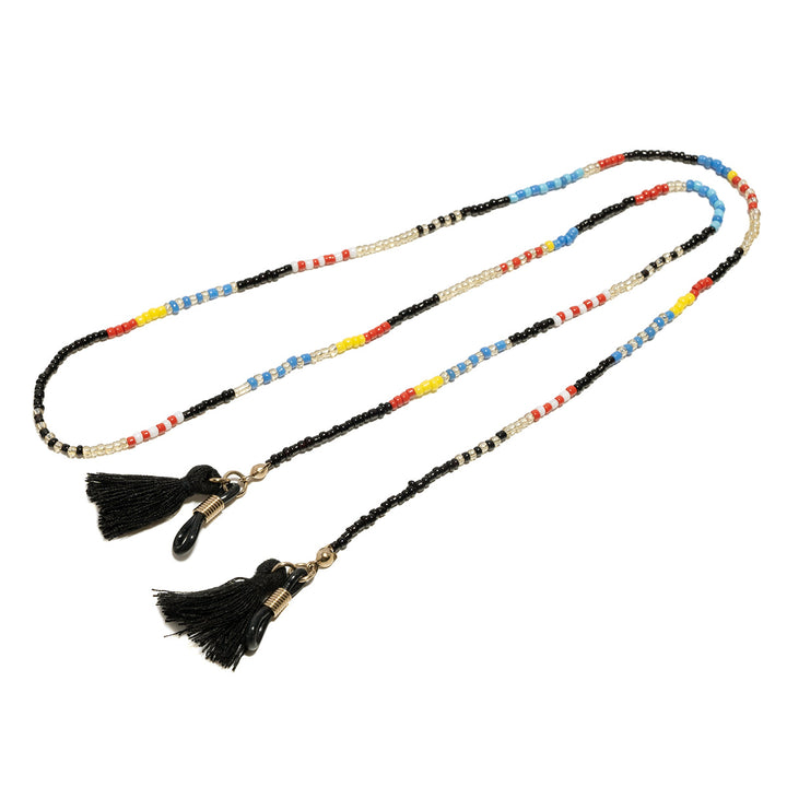 Beaded Eyewear Chain with Tassels Bowlift