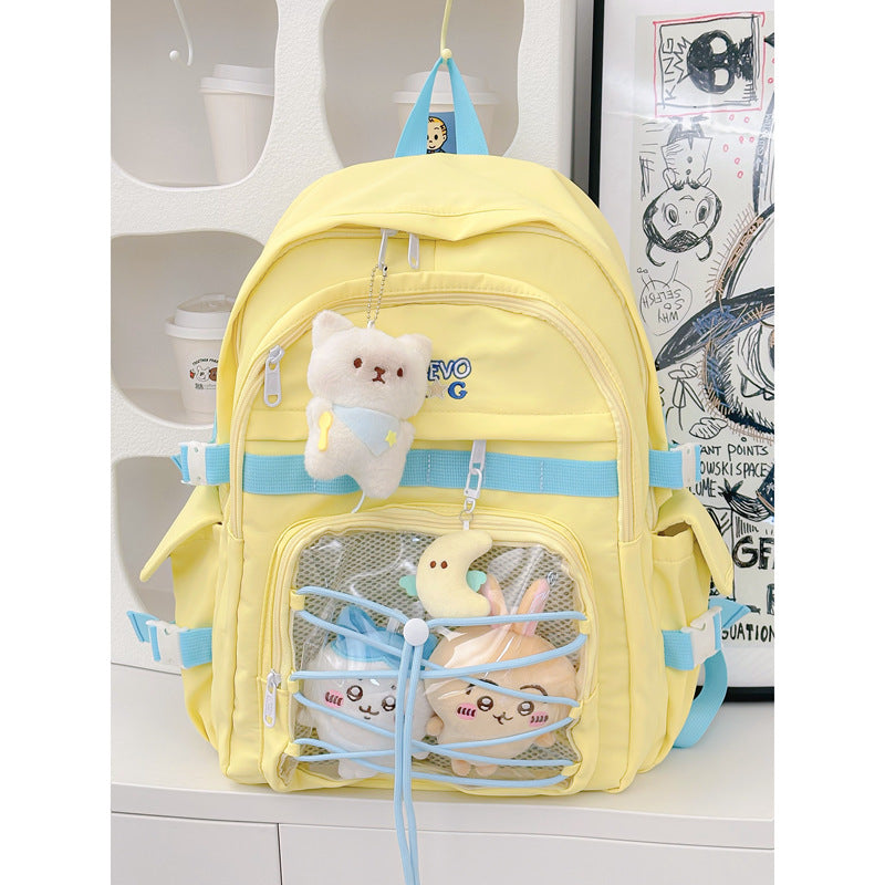 Playful Star-Embellished Backpack Bowlift