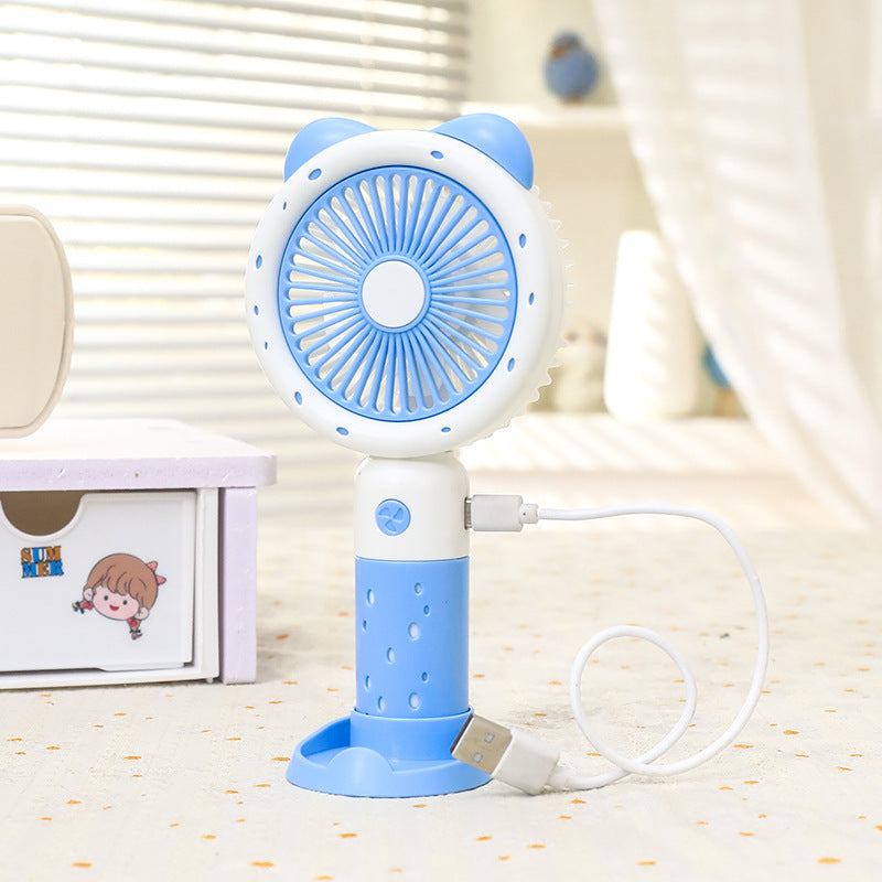 Portable Hand Fan with Animal Design Bowlift