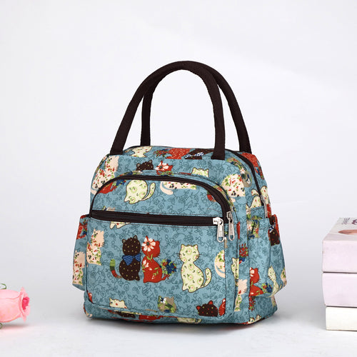 Cute Cat Print Handbag Bowlift