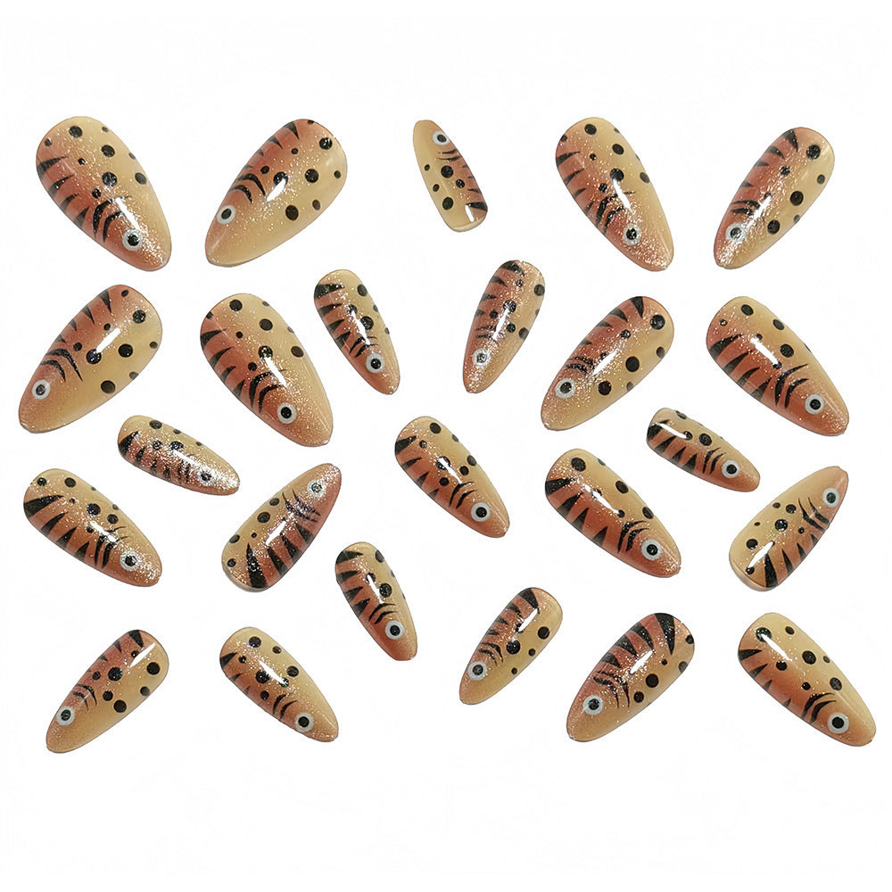 Artificial nails with fish motif Bowlift